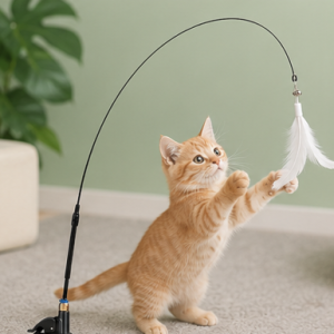 Interactive Cat Teaser Wand
